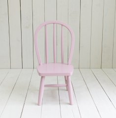 AHŞAP SANDALYE PEMBE