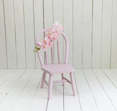 AHŞAP SANDALYE PEMBE