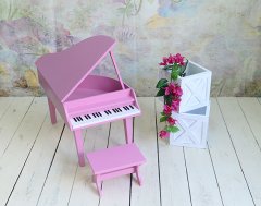 AHŞAP PİYANO PEMBE