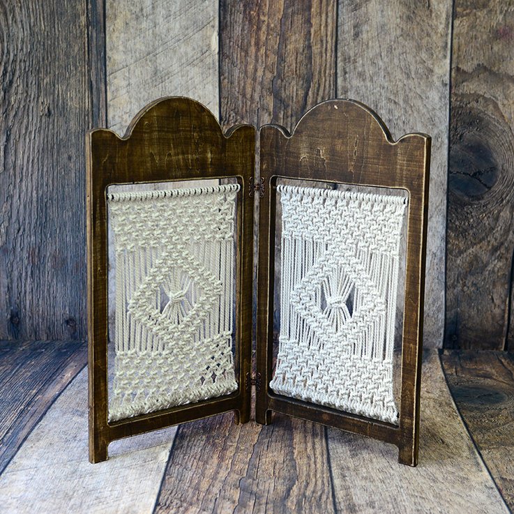 AHŞAP MAKROMELİ PARAVAN