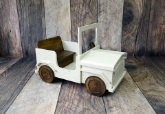 AHŞAP SAFARİ ARABA KREM