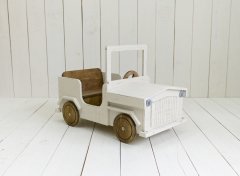 AHŞAP SAFARİ ARABA KREM