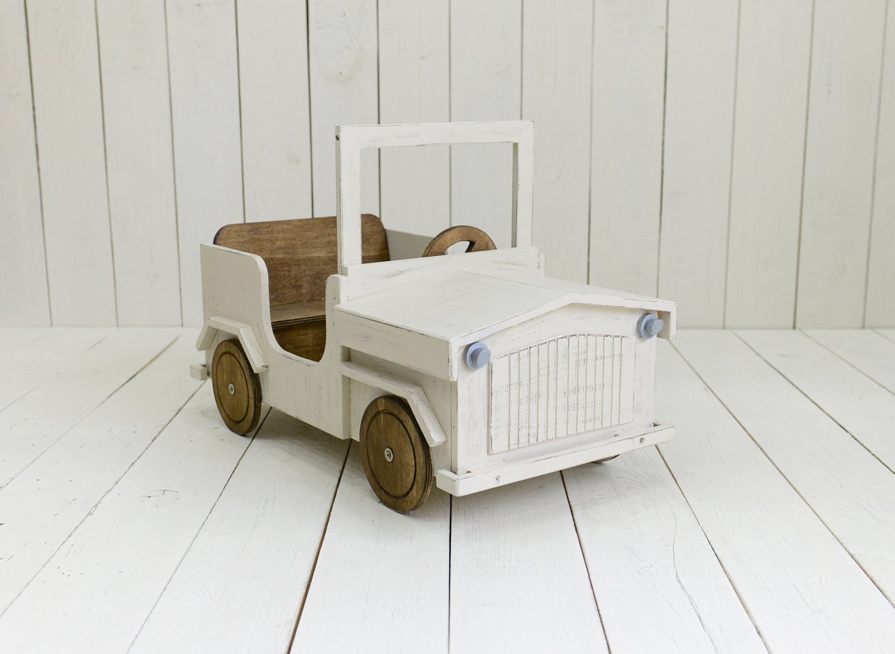 AHŞAP SAFARİ ARABA KREM