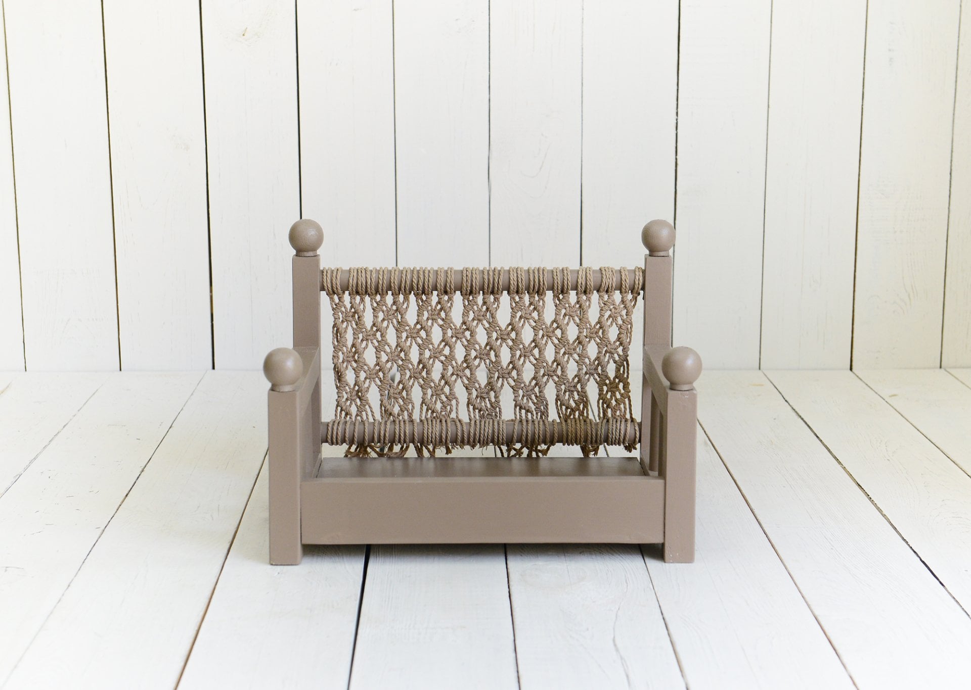 AHŞAP MAKROME YATAK KOLTUK