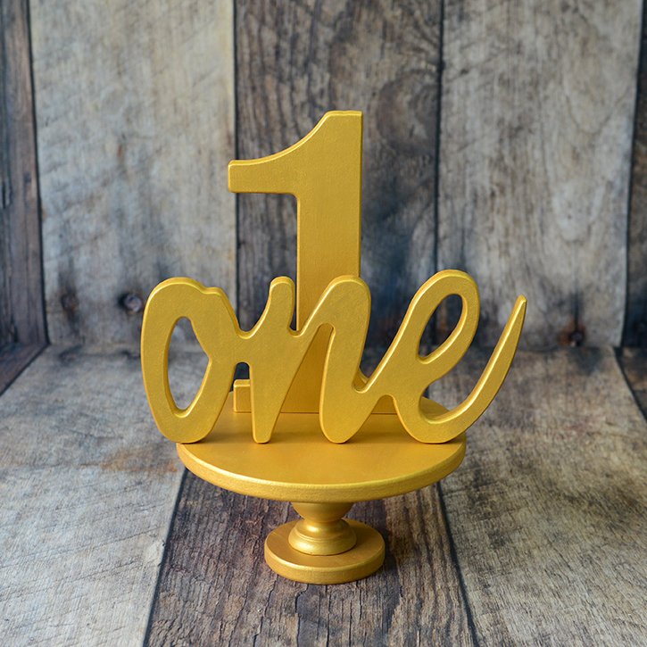 AHŞAP 1 YAŞ PASTA SETİ