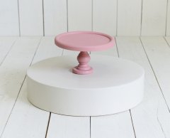 AHŞAP PASTA STANTI PEMBE