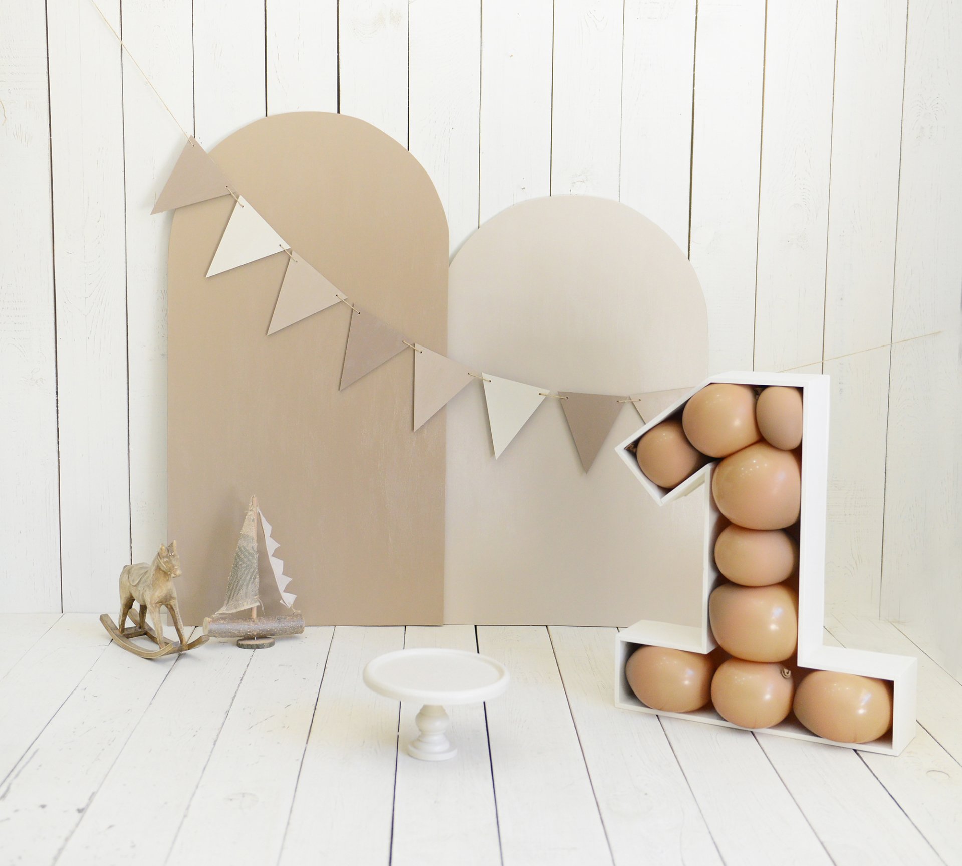 AHŞAP 2 Lİ PANEL VE BAYRAK