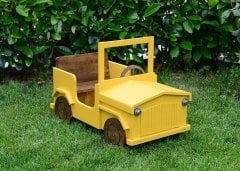 AHŞAP SAFARİ ARABA SARI