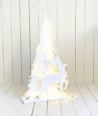 AHŞAP ÇAM AĞAÇLI GEYİK