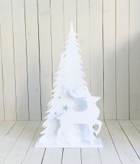 AHŞAP ÇAM AĞAÇLI GEYİK