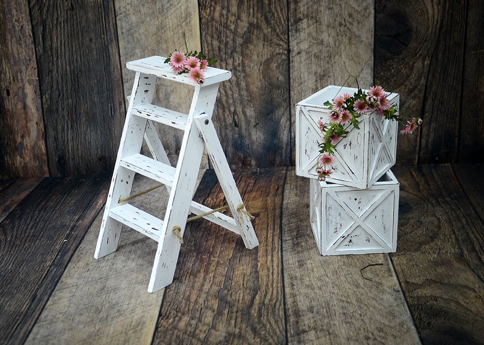 AHŞAP MERDİVEN 2 ADET KÜP