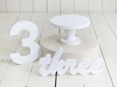 AHŞAP PASTA SETİ 1-2-3 3