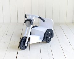 AHŞAP MOTOSİKLET (MOTOR) BEYAZ