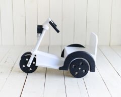 AHŞAP MOTOSİKLET (MOTOR) BEYAZ