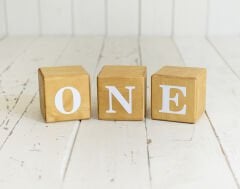 AHŞAP MİNİ ONE TWO KÜP