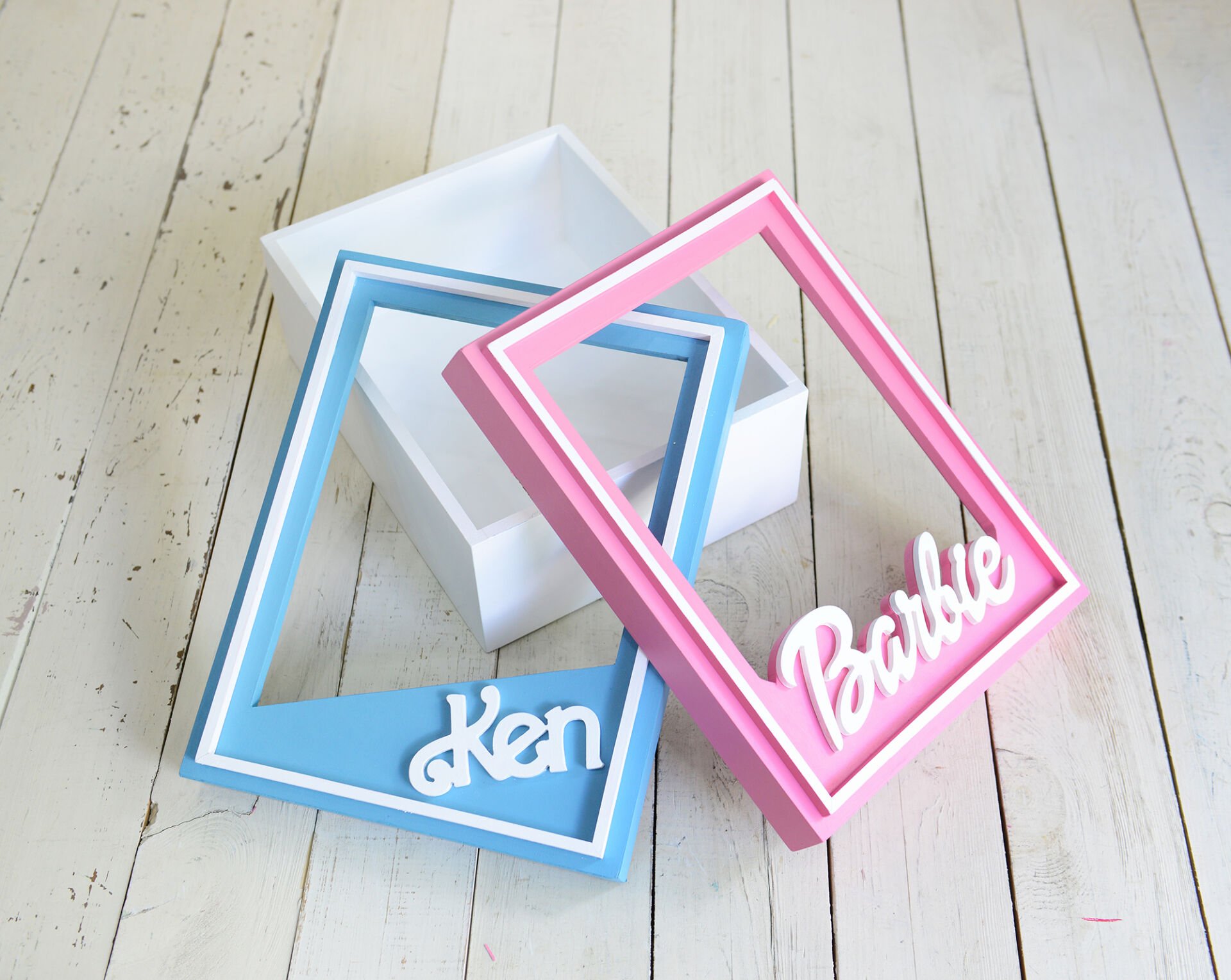 AHŞAP BARBİE & KEN KUTU SETİ