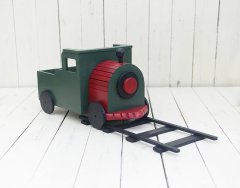 AHŞAP RAYLI TREN