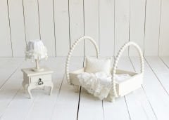 AHŞAP BONCUKLU YATAK SETİ