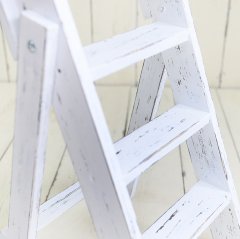 AHŞAP MERDİVEN BEYZ 45 CM