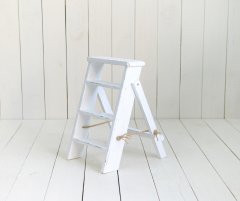 AHŞAP MERDİVEN BEYZ 45 CM