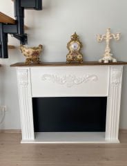 AHŞAP DEKORATİF ŞÖMİNE