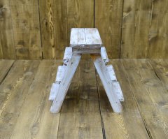 AHŞAP ÇİFT TARAFLI MERDİVEN 45 CM