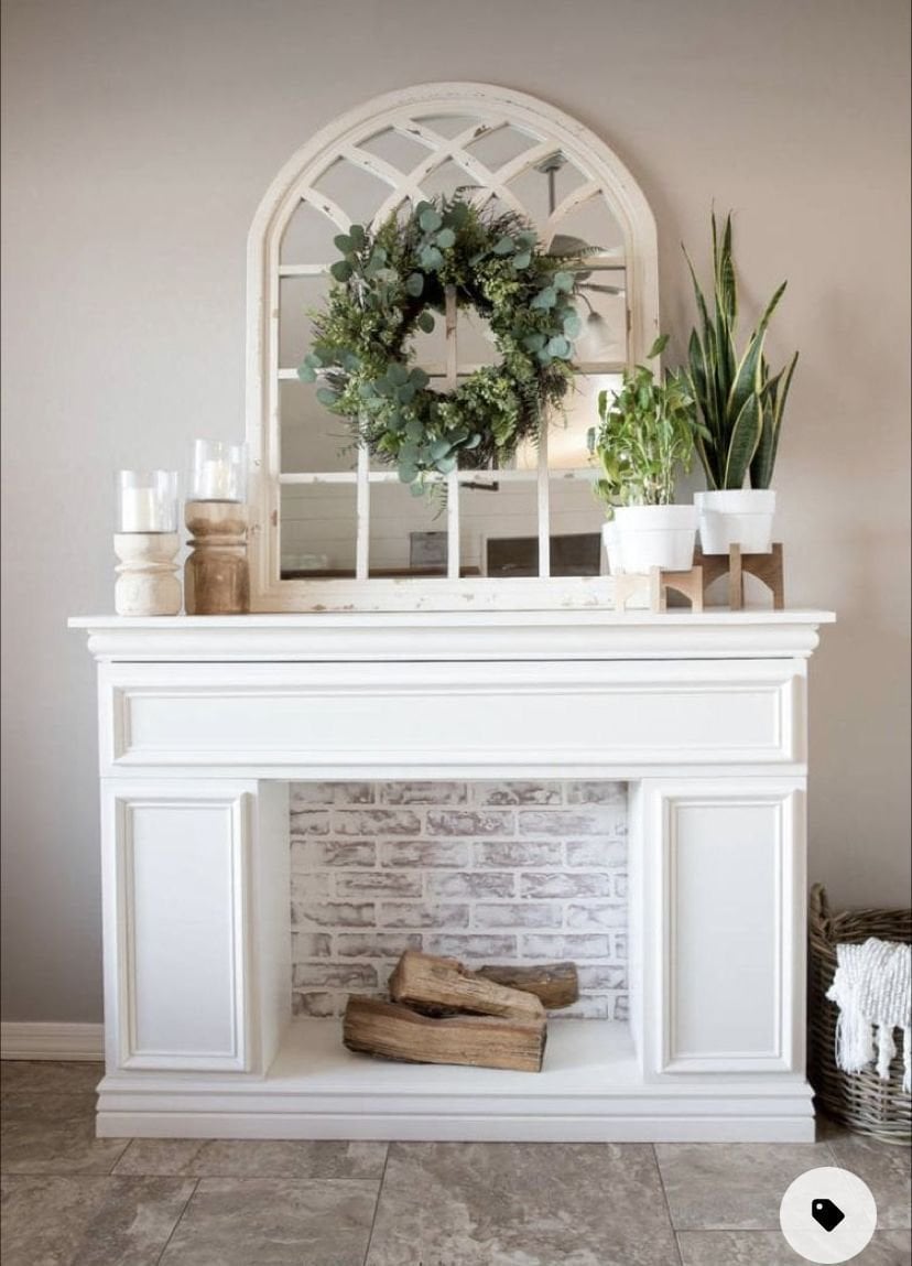 AHŞAP DEKORATİF ŞÖMİNE