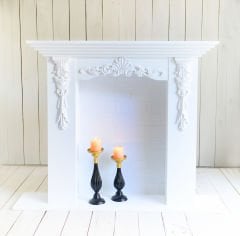 AHŞAP DEKORATİF ŞÖMİNE