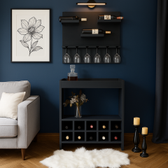 AHŞAP DEKORATİF İÇKİ BARI