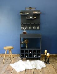 AHŞAP DEKORATİF İÇKİ BARI