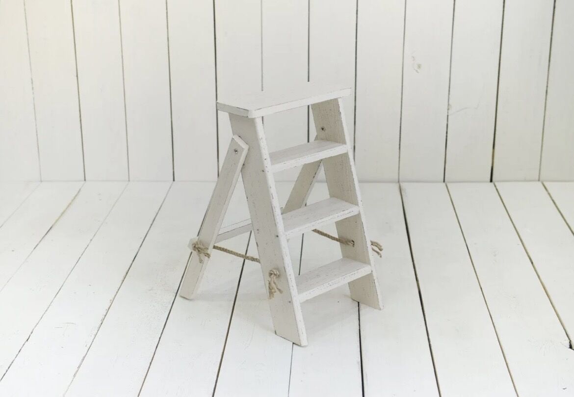 AHŞAP KREM ESKİTME MERDİVEN 45 CM