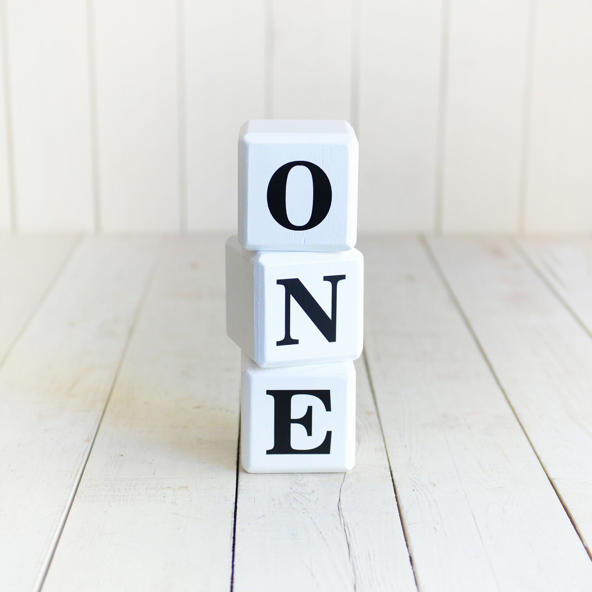 AHŞAP 10X10 ONE TWO KÜP