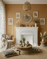 AHŞAP DEKORATİF ŞÖMİNE