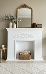 AHŞAP DEKORATİF ŞÖMİNE