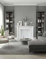 AHŞAP DEKORATİF ŞÖMİNE