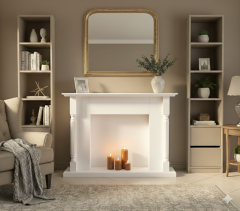 AHŞAP DEKORATİF ŞÖMİNE