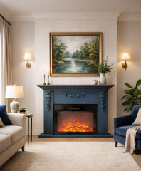 AHŞAP ŞÖMİNE ELEKTRİKLİ ŞÖMİNE