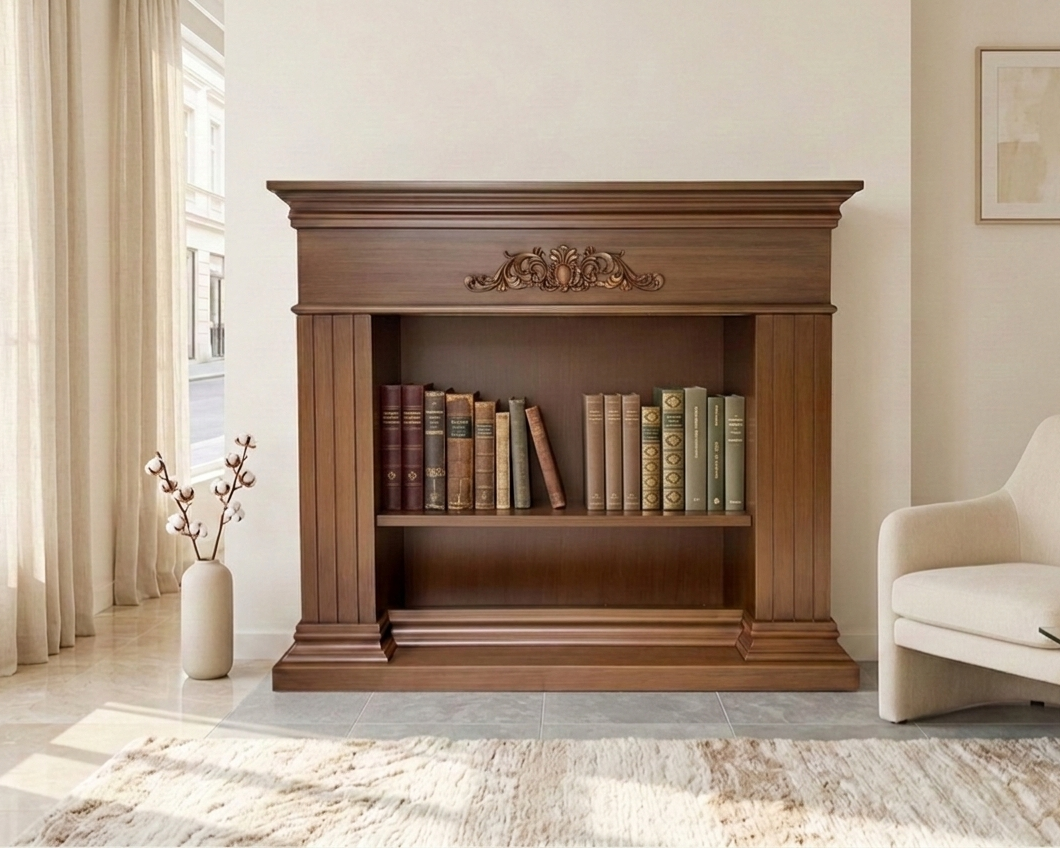 AHŞAP DEKORATİF ŞÖMİNE