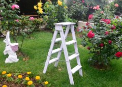 AHŞAP ÇİFT TARAFLI MERDİVEN 90 CM