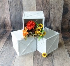 AHŞAP 30X30 KÜP 3 ADET