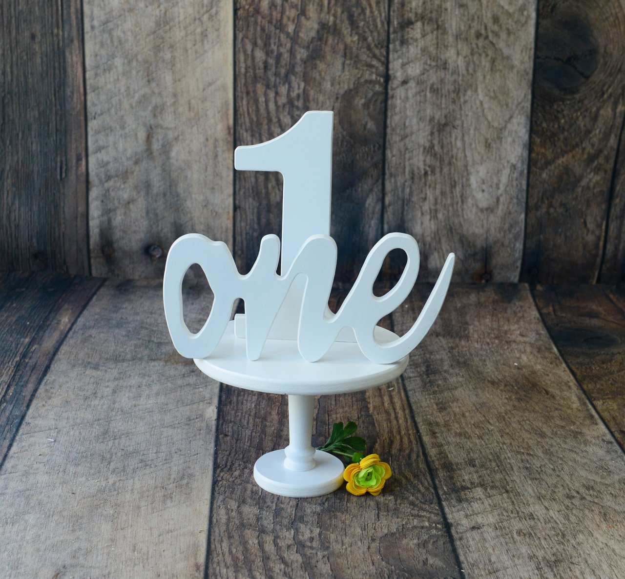 AHŞAP 1 YAŞ PASTA SETİ