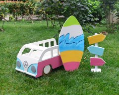 AHŞAP VOLKSWAGEN SET