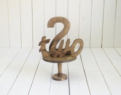 AHŞAP 2 YAŞ PASTA SETİ