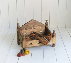 AHŞAP TAHT YATAK CEVİZ