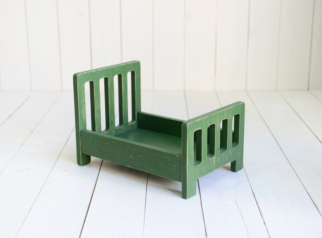 AHŞAP YATAK YEŞİL