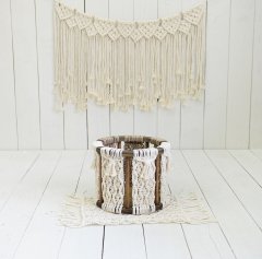 MAKROME ÖRGÜ KOVA ÇİFT TARAFLI