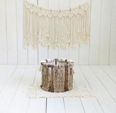 MAKROME ÖRGÜ KOVA ÇİFT TARAFLI