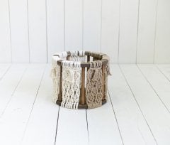 MAKROME ÖRGÜ KOVA ÇİFT TARAFLI