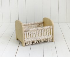 AHŞAP MAKROME YATAK