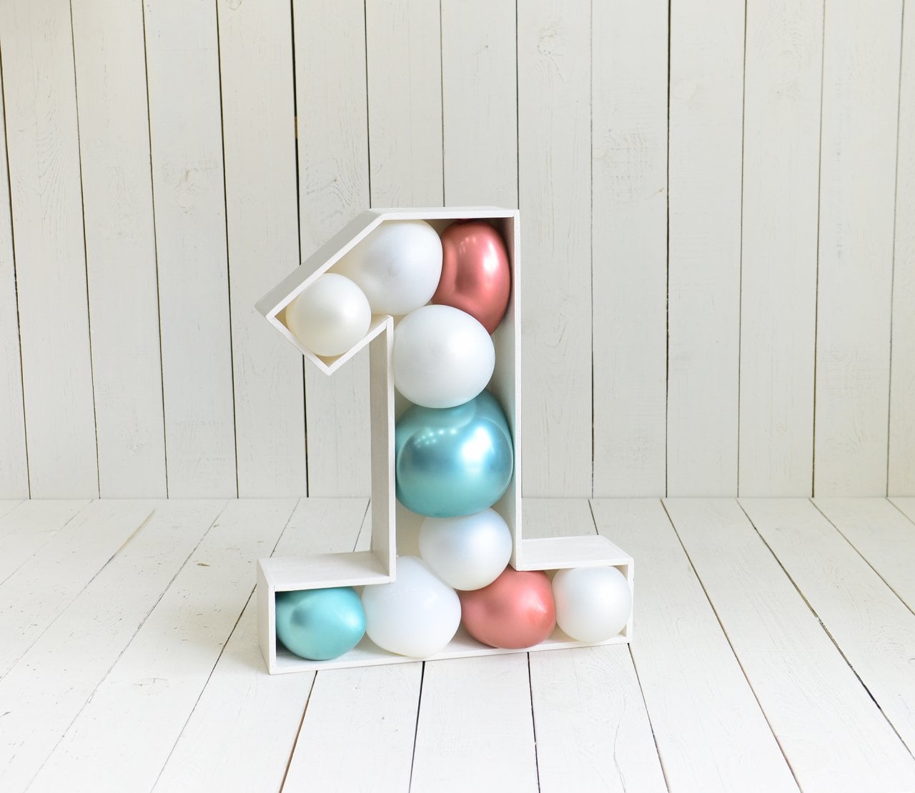 AHŞAP 1 RAKAMI BALONLU